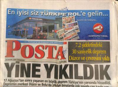 Posta Gazetesi 13 Kasım 1999 - Şarkıcı Yıldız Tilbeyi Bataklıktan Kurtarın ! - Atatürkçü Düşünce Derneğine Saldırı GZ96757 - 1