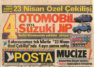 Posta Gazetesi 13 Nisan 1985 - ANAP Kurultayı Toplanıyor GZ114106 - 1