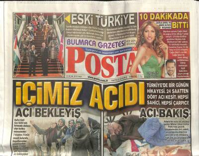 Posta Gazetesi 13 Ocak 2015 - Bafrada Gıcı Gölünde İçimiz Acıdı GZ107764 - 1