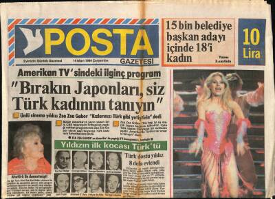 Posta Gazetesi 14 Mart 1984 - Kemal Sunal Seyirci Beni Alain Delondan Çok Beğenir GZ114451 - 1