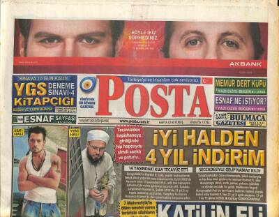 Posta Gazetesi 14 Mart 2013 - Amerikadan Erdoğana Siyonizm Mektubu GZ106447 - 1