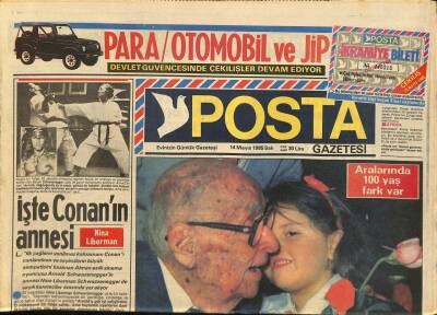 Posta Gazetesi 14 Mayıs 1985 - İşte Conanın Annesi GZ114644 - 1