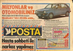 Posta Gazetesi 14 Ocak 1985 - Türkan Şoray Kayıp Çocuğunu Emniyette Aradı GZ114307 - 1