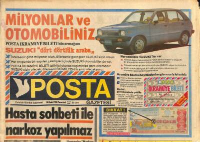 Posta Gazetesi 14 Ocak 1985 - Türkan Şoray Kayıp Çocuğunu Emniyette Aradı GZ114307 - 1