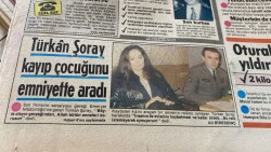 Posta Gazetesi 14 Ocak 1985 - Türkan Şoray Kayıp Çocuğunu Emniyette Aradı GZ114307 - 2