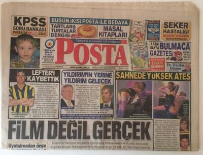 Posta Gazetesi 14 Ocak 2012 - Film Değil Gerçek Bir İdealist Doktor GZ31244 - 1
