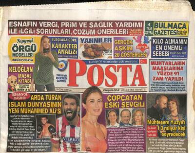 Posta Gazetesi 14 Ocak 2014 - İspanyol Basını Arda Turan İslam Dünyasının Yeni Muhammed Alisi GZ106457 - 1