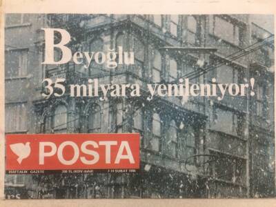 Posta Gazetesi 14 Şubat 1986 - Aziz Nesin,Zamanın Kokusu GZ51240 - 1