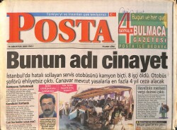 Posta Gazetesi 15 Ağustos 2000 - İbo'dan Derya Tuna'ya: Aslanlar Gibi Dönecek - Lucescu: İyi Yoldayız GZ3179 - Gökçekoleksiyon