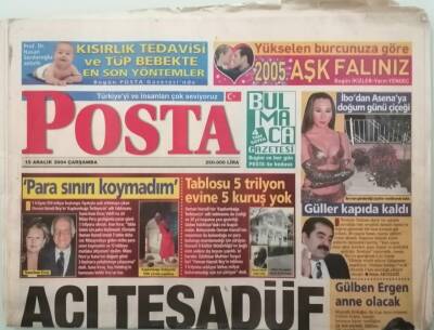 Posta Gazetesi 15 Aralık 2004 Deprem Acısı Bitmiyor - GZ44550 - 2