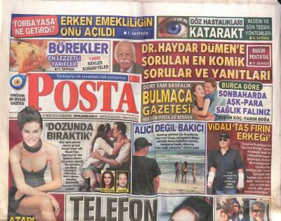 Posta Gazetesi 15 Ekim 2014 - Genelkurmay Başkanlığı Yapan Emekli Org. Doğan Güreş,Ankarada Dün 88 Yaşında Öldü GZ106318 - 1