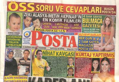 Posta Gazetesi 15 Haziran 2009 - Ronaldo İlk Golü Paris Hiltona Attı GZ82663 - 1