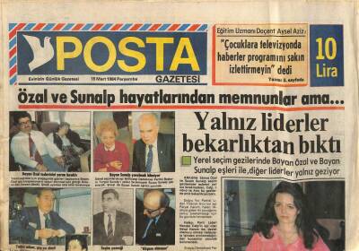 Posta Gazetesi 15 Mart 1984 - Kadir İnanırın Maç Hastalığı Nişanlısı Cananı Bezdirdi GZ114302 - 1