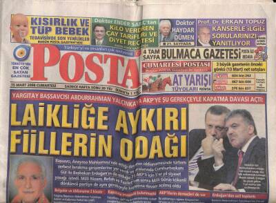 Posta Gazetesi 15 Mart 2008 - Bülent Ersoyun Malının %25i Mehmetçik Vakfına GZ82706 - 1