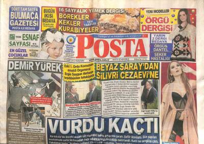Posta Gazetesi 15 Mart 2012 - Demet Akalının Sevgilisi Lokantada Kavgaya Karıştı - Sürahi Hanımın Gerçeği Öldü GZ98796 - 1