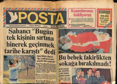 Posta Gazetesi 15 Nisan 1984 - 1981 Türkiye Güzeli Aydan Şener GZ78631 - 1