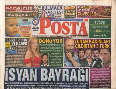Posta Gazetesi 15 Temmuz 2013 - Türk Dizileri Yunanistanda En Çok Seyredilen Programların Başında Geliyor GZ106336 - 1