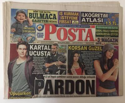 Posta Gazetesi 16 Eylül 2013 - İstanbulun Nüfusu 122 Ülkeye Bedel GZ28097 - 1