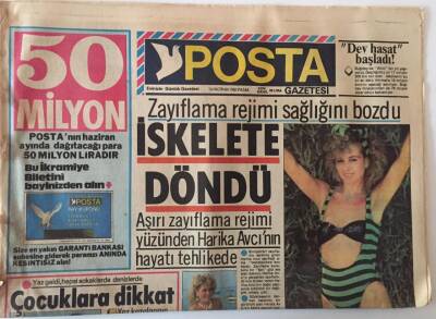 Posta Gazetesi 16 Haziran 1985 - Harika Avcı Aşırı Zayıflamadan Hayatı Tehlikeye Girdi GZ13788 - 1