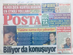 Posta Gazetesi 16 Kasım 2005 - Deniz Akkaya Yüzüme Vurma Diye Yalvardım GZ43131 - 2