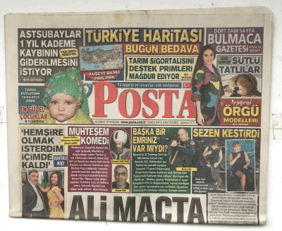 Posta Gazetesi 16 Şubat 2014 - Erdoğan, Kabataş Saldırısında Israrlı GZ5688 - 1