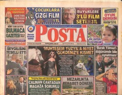 Posta Gazetesi 17 Ekim 2013 - Arda Turan Sevgilisi Sinem Topal'ı Teselli Etti - Fatih Terim 