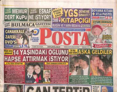 Posta Gazetesi 17 Mart 2013 - Tarkanın Minibüsünde Kimler Var ? GZ106327 - 1