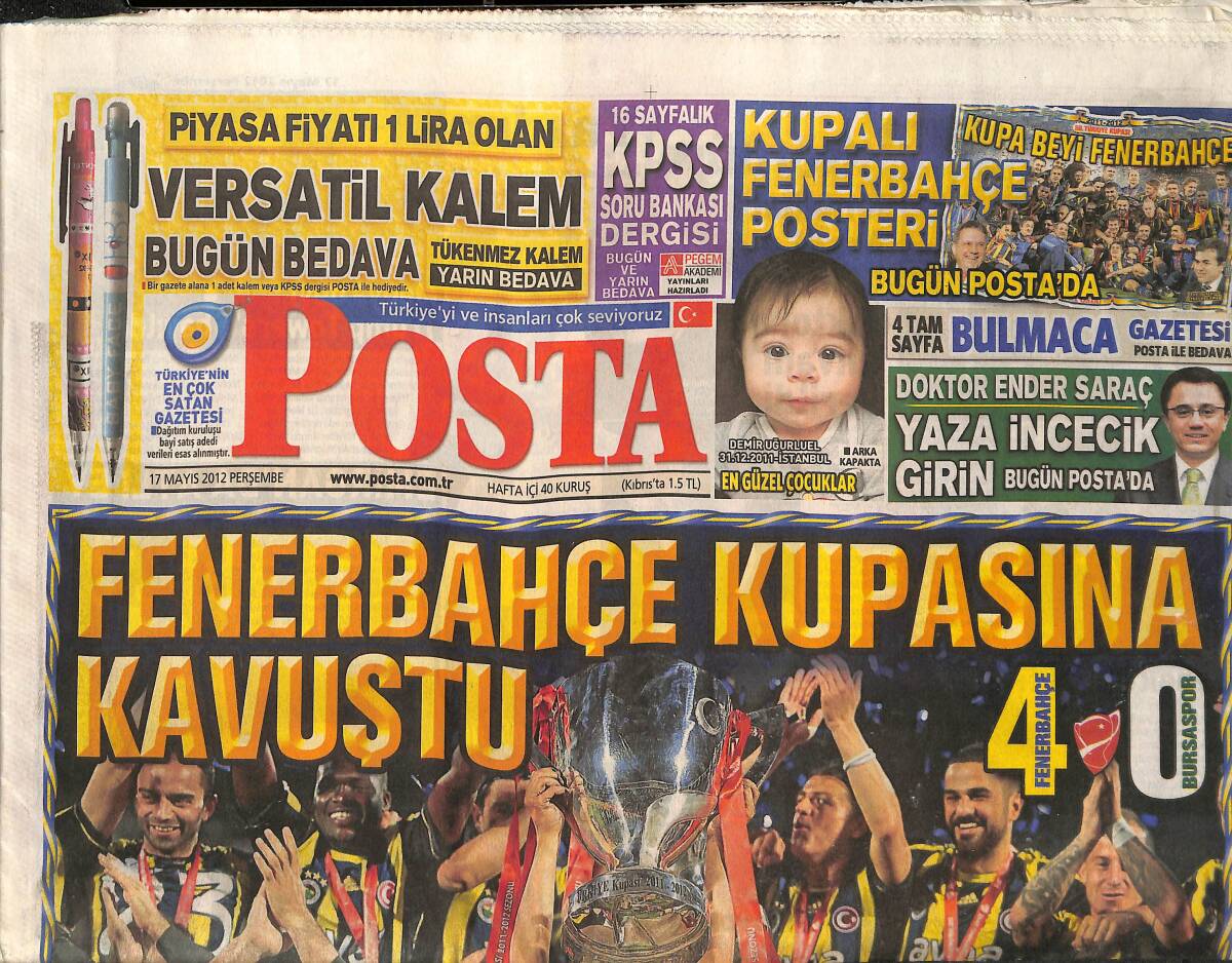 Posta Gazetesi 17 Mayıs 2012 - Başbakan Erdoğan Kolsuz Ressam İle Çay Keyfi Yaptı! - Maçın Adamı Alex De Souza! GZ137415 - 1