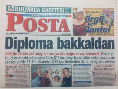 Posta Gazetesi - 17 Temmuz 2003 - Ozan Doğulu Cansu Dereye Aşık GZ46834 - 1