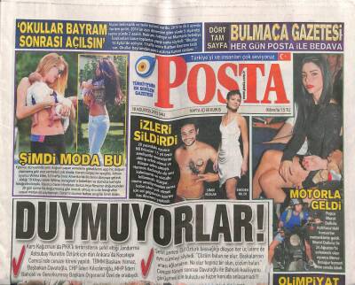 Posta Gazetesi 18 Ağustos 2015 - AKP Koalisyonu Kuramadı CHP Görevi Resmen İstedi GZ98262 - 1