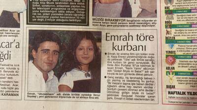 Posta Gazetesi 18 Ekim 1996 - Küçük Emrah , Bir Sinema Filmi İçin Kolları Sıvadı GZ84765 - 2
