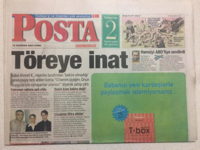Posta Gazetesi 18 Haziran 2004 - Fenerbahçe İtibarını Arttırdı GZ23554 - 1
