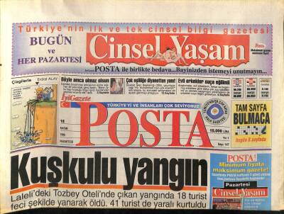 Posta Gazetesi 18 Kasım 1996 - Rambonun Bebeğine Kalp Ameliyatı Yapıldı GZ115780 - 1