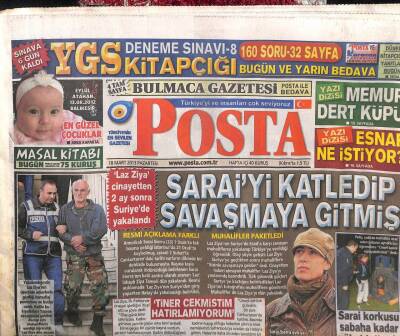 Posta Gazetesi 18 Mart 2013 - Tüm Biletler Tükendi, Sonunda Patladı GZ107087 - 1