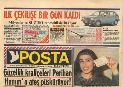 Posta Gazetesi 18 Ocak 1985 - Butikçi Adnan Daha Önce de Emel Sayına Evlenme Teklif Etmiş GZ114202 - 1