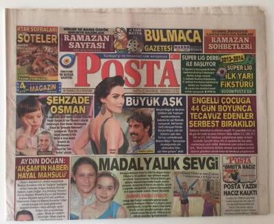 Posta Gazetesi 18 Temmuz 2013 - Aydın Doğan Akşamın Haberi Hayal Mahsülü GZ31248 - 1