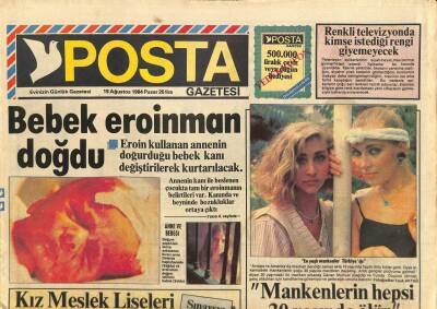 Posta Gazetesi 19 Ağustos 1984 - Anthony Delon Sosyetenin Dilinden Düşmüyor GZ114559 - 1