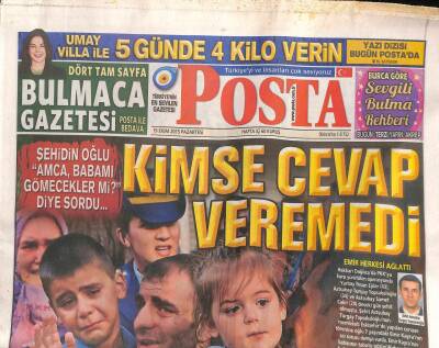 Posta Gazetesi 19 Ekim 2015 - Suudilerin Yalanı Ortaya Çıktı - Hac Faciasında 1753 Kişi Ölmüş GZ100438 - 1