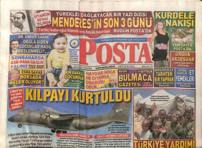 Posta Gazetesi 19 Eylül 2011 - Mehmet Ali Birand Erdoğan İle New Yorkta GZ125764 - 1