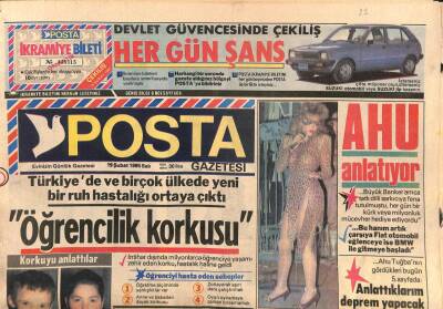 Posta Gazetesi 19 Şubat 1985 - Cihan Ünal,Türkan Şoray Bizi Ayırmaya Çalışıyorlar GZ106673 - 1