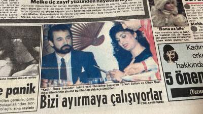 Posta Gazetesi 19 Şubat 1985 - Cihan Ünal,Türkan Şoray Bizi Ayırmaya Çalışıyorlar GZ106673 - 2