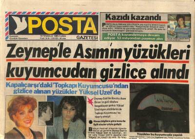 Posta Gazetesi 19 Temmuz 1985 - Emel Sayın Evine Uçtu ! - GZ113782 - 1