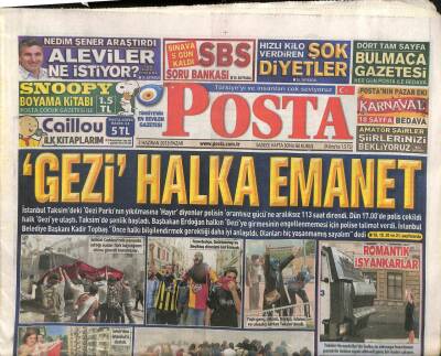 Posta Gazetesi 2 Haziran 2013 - Başkan Aziz YıldırımErsun Yanal,Bazı Yöneticiler İse Mustafa Denizli İsminde Israrcı GZ106466 - 1