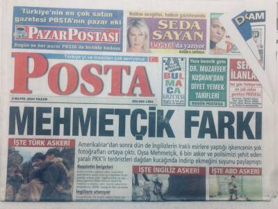 Posta Gazetesi - 2 Mayıs 2004 - Mehmetçik Farkı GZ46835 - 1