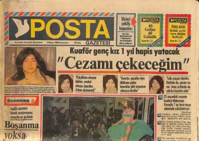 Posta Gazetesi 2 Nisan 1984 - TV Tarihinin En Pahalı Ve En Muhteşem Filmi * Pompeinin Son Günleri GZ114555 - 1