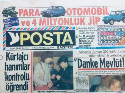 Posta Gazetesi 2 Nisan 1985 - 112 Yaşında Anne Oldu GZ41903 - 1