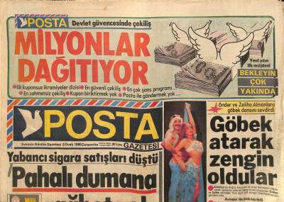 Posta Gazetesi 2 Ocak 1985 - Ünlü Falcı Aminanın POSTA Okurları İçin 85 Yılı Falı GZ114254 - 1