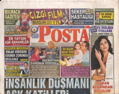 Posta Gazetesi 2 Şubat 2015 - İbrahim Tatlıses , Başından Ameliyat Olmak Üzere Dün Amerikaya Gitti GZ106322 - 1