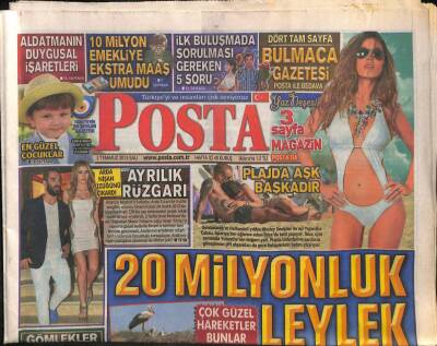 Posta Gazetesi 2 Temmuz 2013 - Migrosa Talip Aranıyor - Mısırda Muhtıra GZ116663 - 1