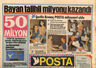 Posta Gazetesi 20 Haziran 1985 - Reagan Gandiyi Neden Öptü ? GZ113888 - 1